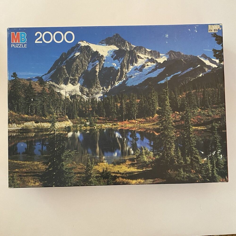 NEW Vtg (1982) Milton Bradley Puzzle 2000 Piece N. Cascade, Washington 4185-12